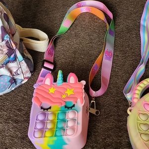 Pop it unicorn purse
